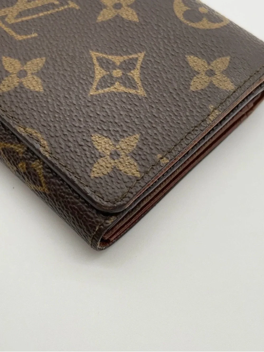 Auth Louis Vuitton Monogram Monnaie Tresor Wallet
